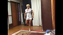 Muscular wife Kathy Connors weak husband Wedge